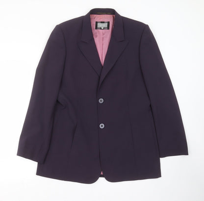 Marks and Spencer Womens Purple   Jacket Suit Jacket Size 16