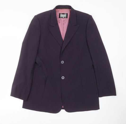 Marks and Spencer Womens Purple   Jacket Suit Jacket Size 16