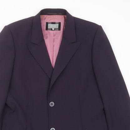 Marks and Spencer Womens Purple   Jacket Suit Jacket Size 16
