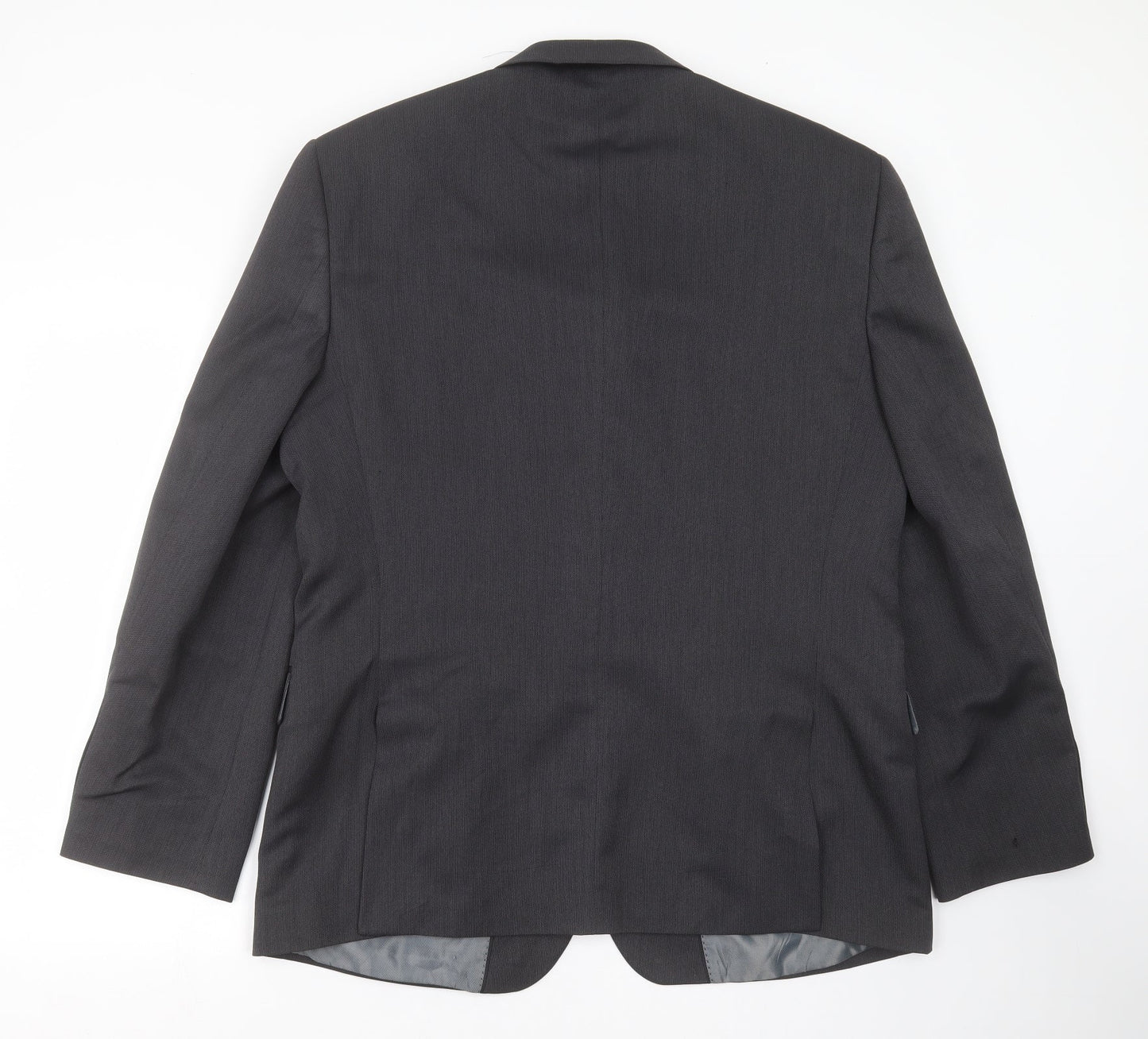 F&F Mens Grey Geometric  Jacket Suit Jacket Size 46