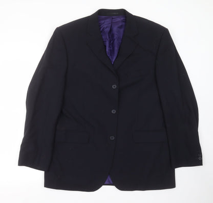 Burton Mens Blue   Jacket Suit Jacket Size 42