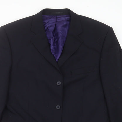 Burton Mens Blue   Jacket Suit Jacket Size 42