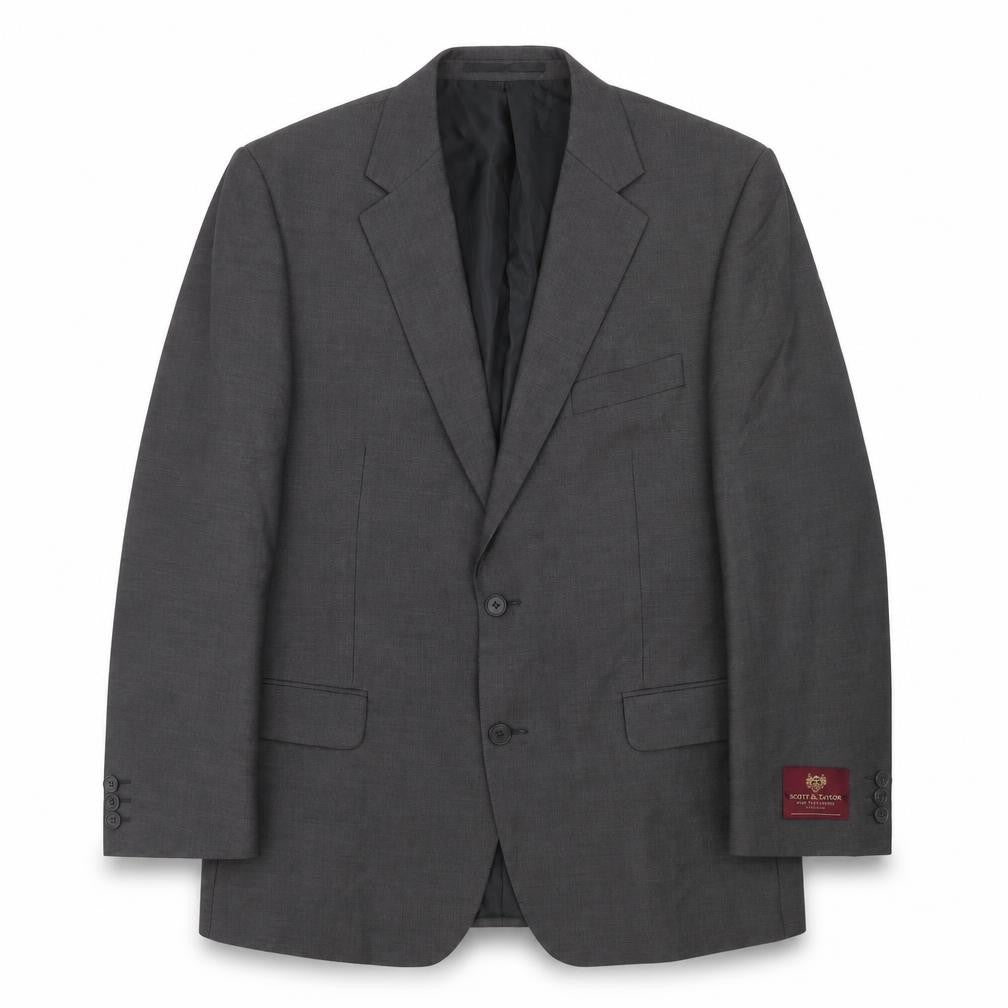 Mens UK Size 42 Scott & Taylor Regular Grey Suit Jacket