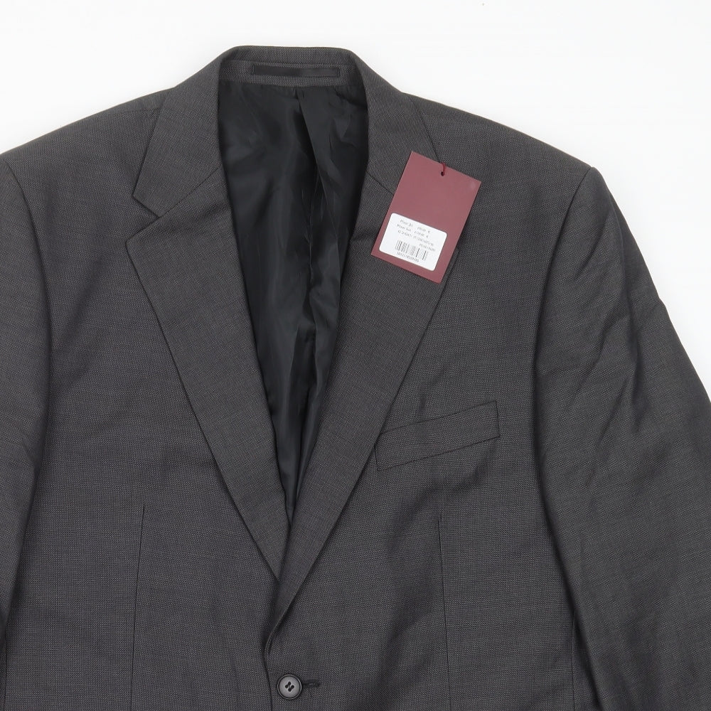 Mens UK Size 42 Scott & Taylor Regular Grey Suit Jacket