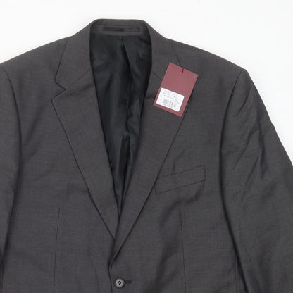 Mens UK Size 42 Scott & Taylor Regular Grey Suit Jacket