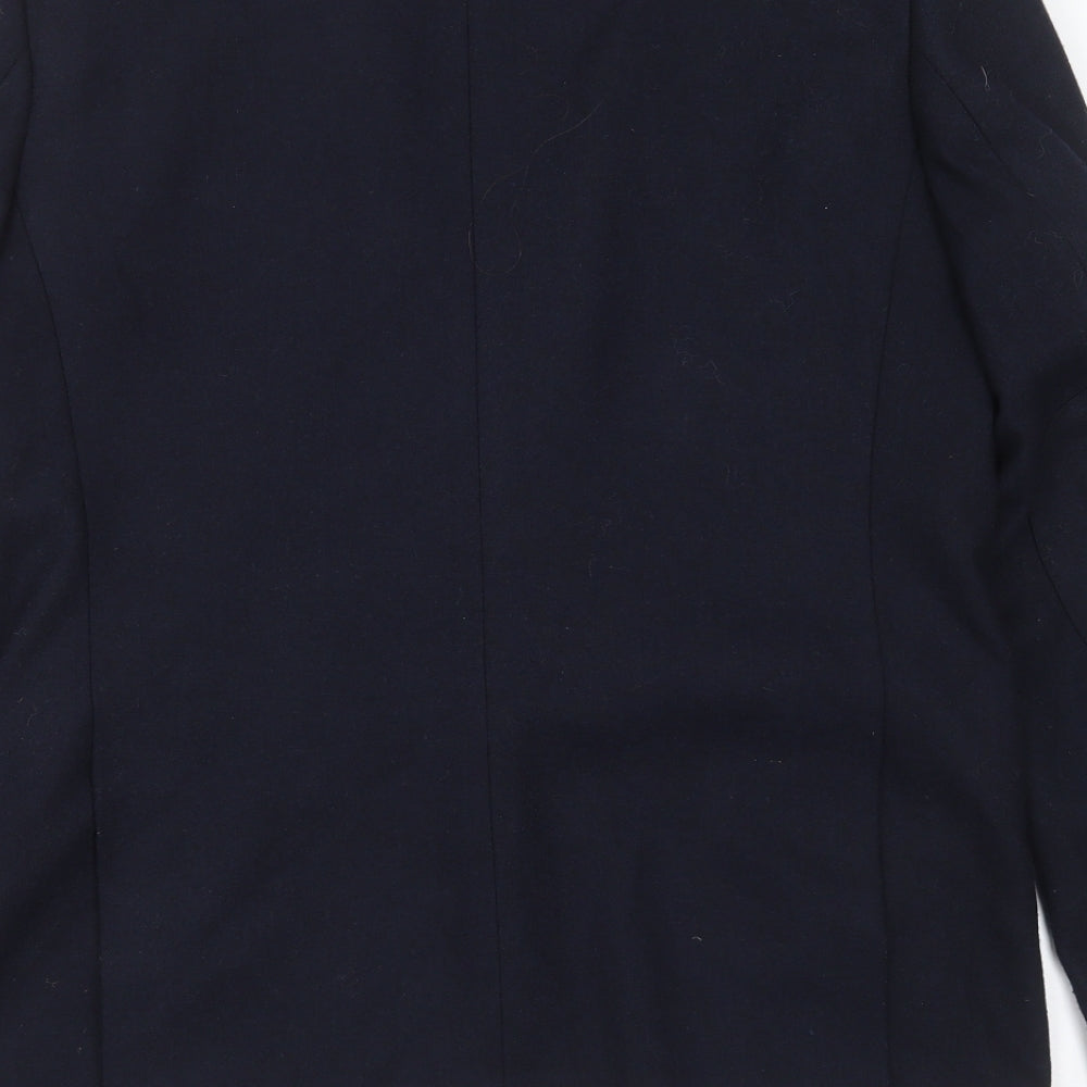 Mens UK Size M Cedar Wood State Regular Blue Suit Jacket