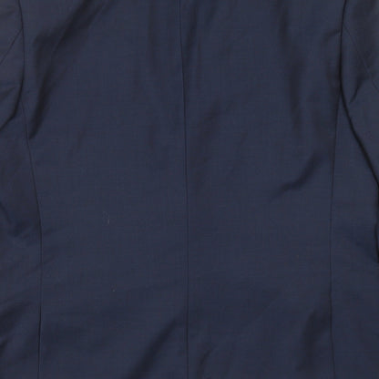 Mens UK Size 42 Topman Regular Blue Suit Jacket