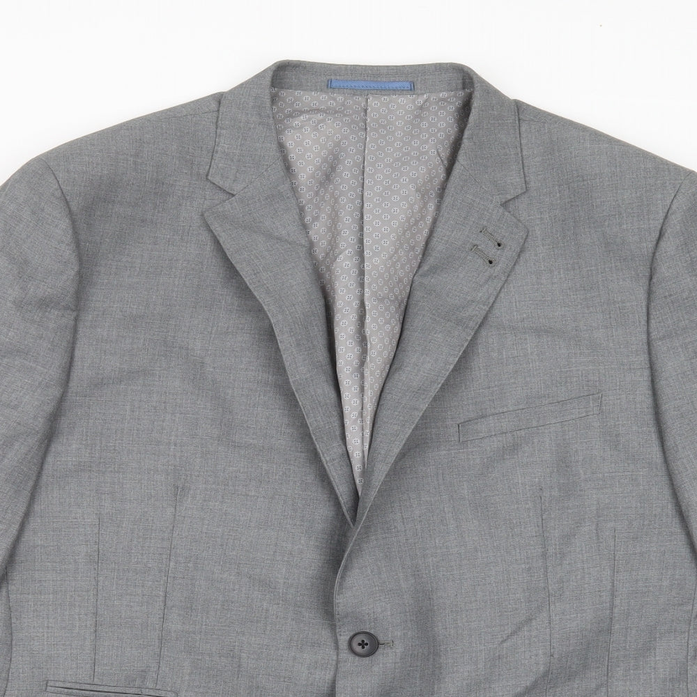 Mens UK Size 46 Taylor & Wright Regular Grey Suit Jacket