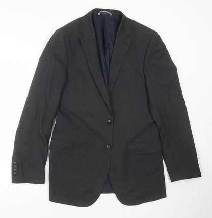 Mens UK Size 38 Marks and Spencer Regular Grey Suit Jacket