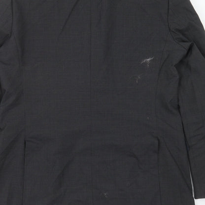 Mens UK Size 38 Marks and Spencer Regular Grey Suit Jacket