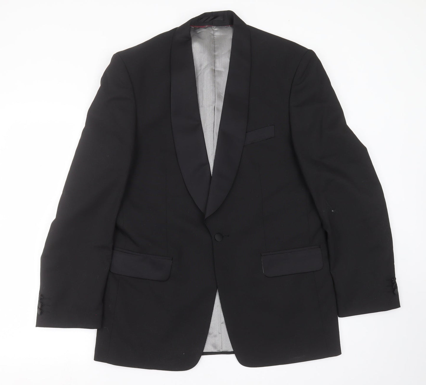 ARMANDO Mens Black   Jacket Suit Jacket Size 38