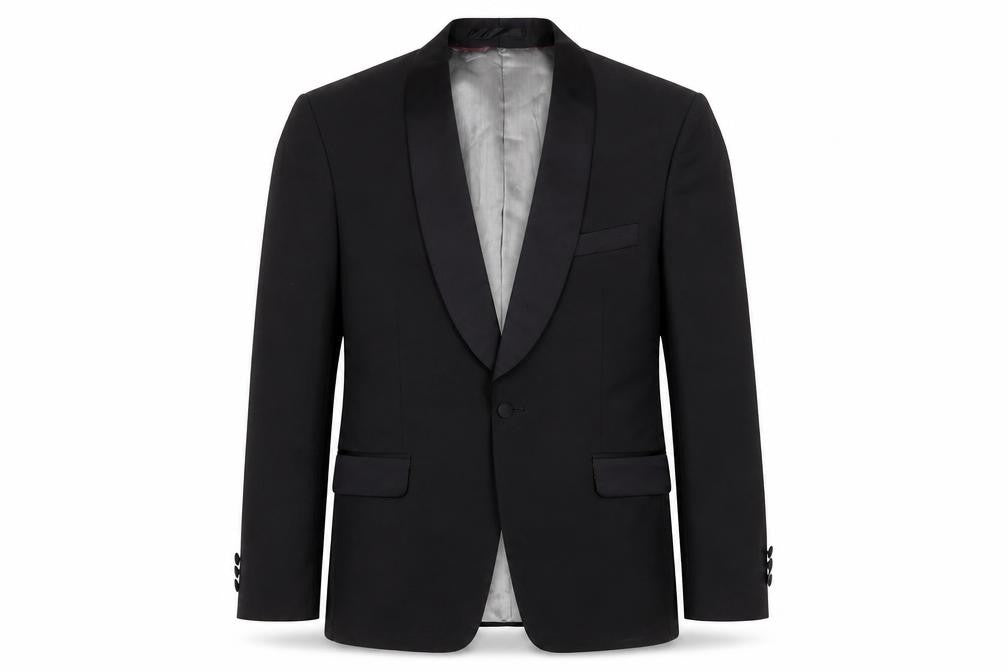 Mens UK Size 38 ARMANDO Regular Black Suit Jacket