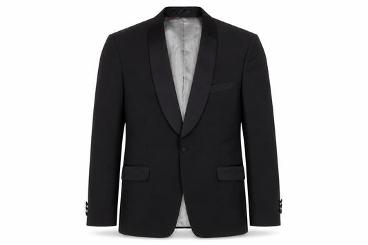 Mens UK Size 38 ARMANDO Regular Black Suit Jacket