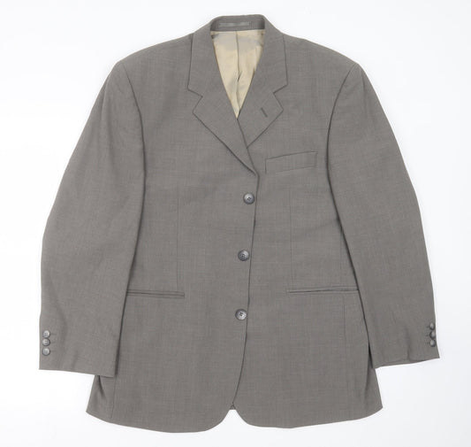 Mens UK Size 42 Karl Jackson Regular Grey Suit Jacket