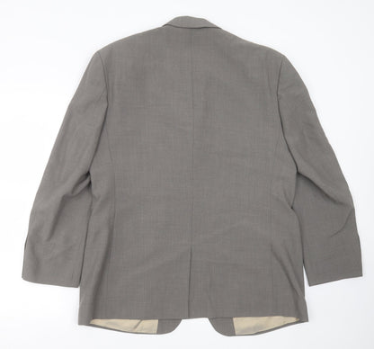 Mens UK Size 42 Karl Jackson Regular Grey Suit Jacket