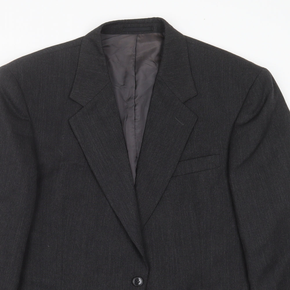 Mens UK Size 42 Moorcroft Regular Grey Suit Jacket