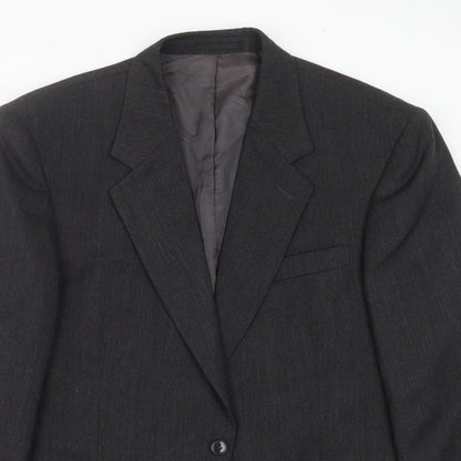 Mens UK Size 42 Moorcroft Regular Grey Suit Jacket