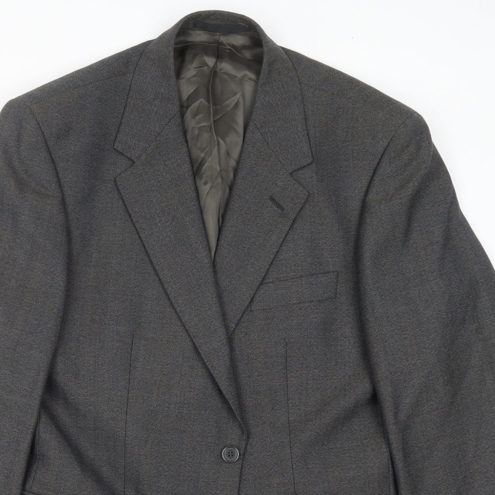 Mens UK Size 44 Wellington Regular Grey Suit Jacket