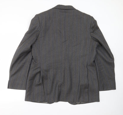 Mens UK Size 42 Preworn Regular Grey Suit Jacket