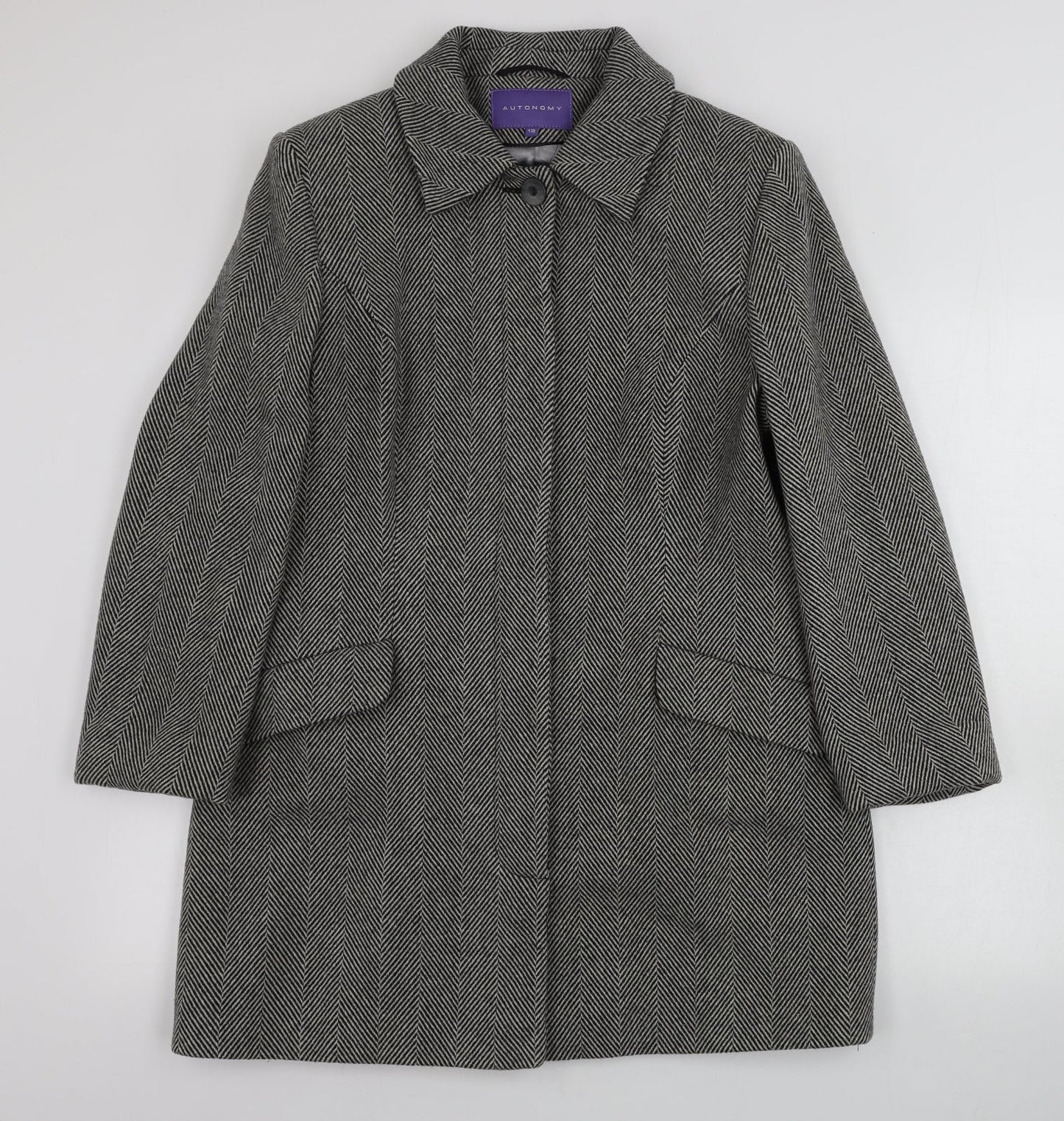 Autonomy  Womens Grey   Jacket Coat Size 12