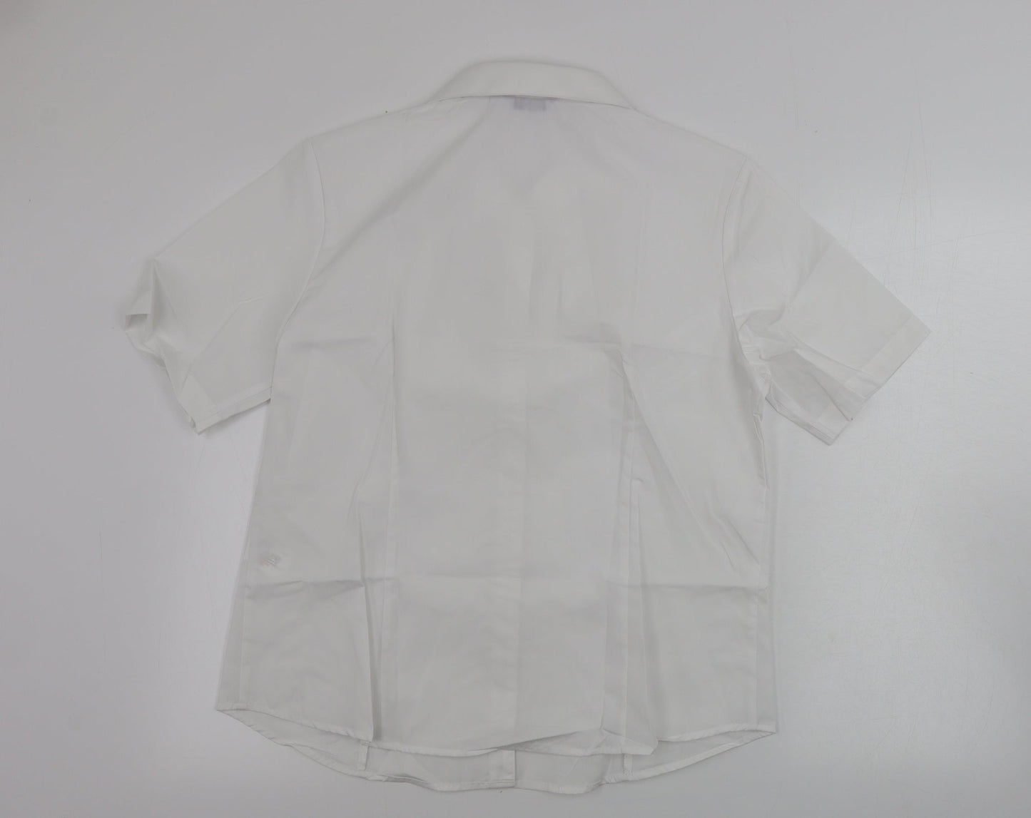 Womens UK Size 16 disley White Basic Button-Up
