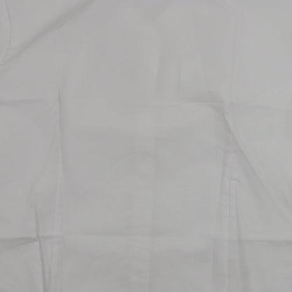 Womens UK Size 16 disley White Basic Button-Up
