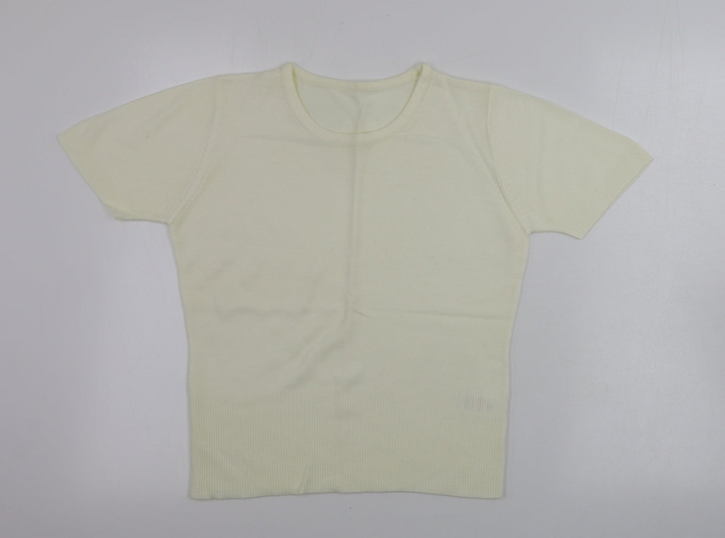 Womens UK Size 10 Preworn Ivory Pullover Jumper