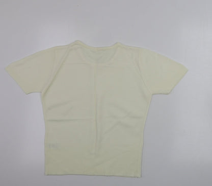 Womens UK Size 10 Preworn Ivory Pullover Jumper