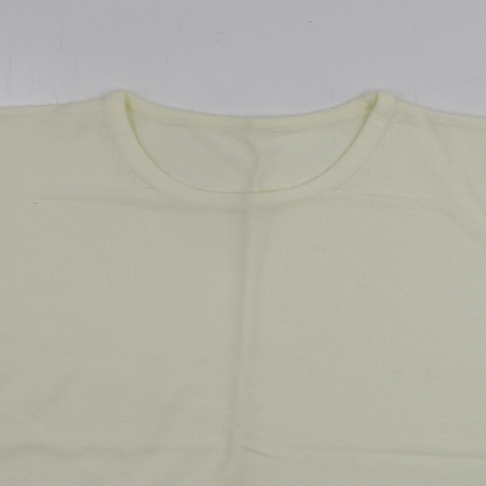 Womens UK Size 10 Preworn Ivory Pullover Jumper