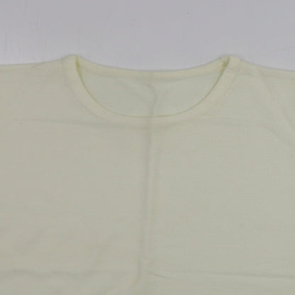 Womens UK Size 10 Preworn Ivory Pullover Jumper