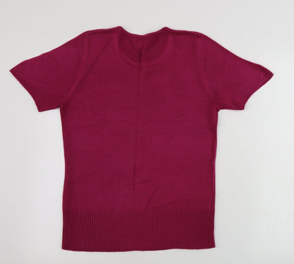 Womens UK Size 12 Matalan Purple Pullover Jumper