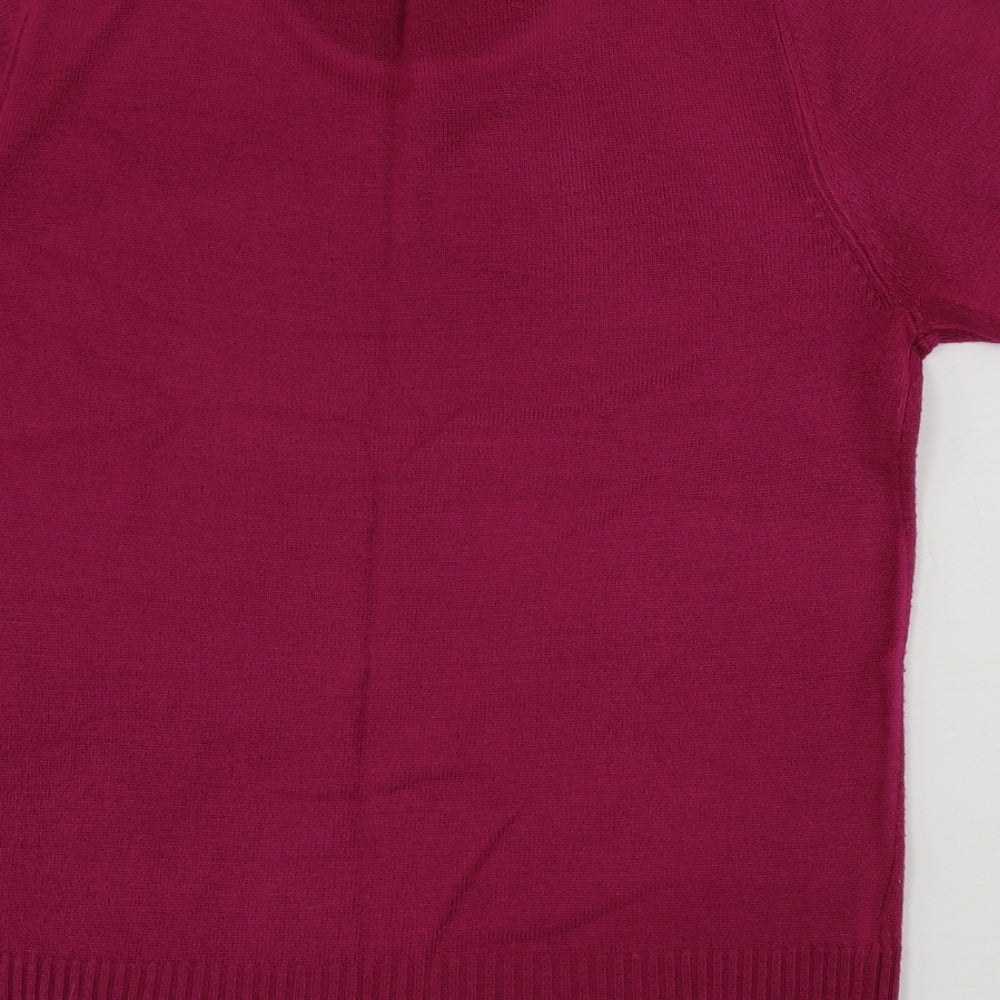 Womens UK Size 12 Matalan Purple Pullover Jumper