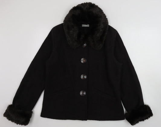 Marks and Spencer  Womens Grey   Jacket Coat Size L