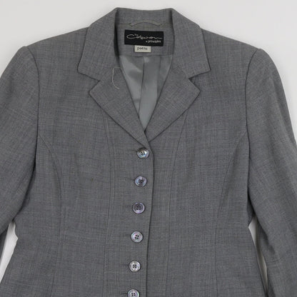 Principles  Womens Grey   Jacket Blazer Size 10