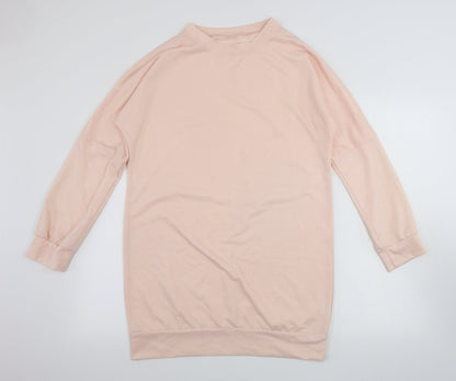 Womens UK Size L Preworn Pink Pullover Jumper