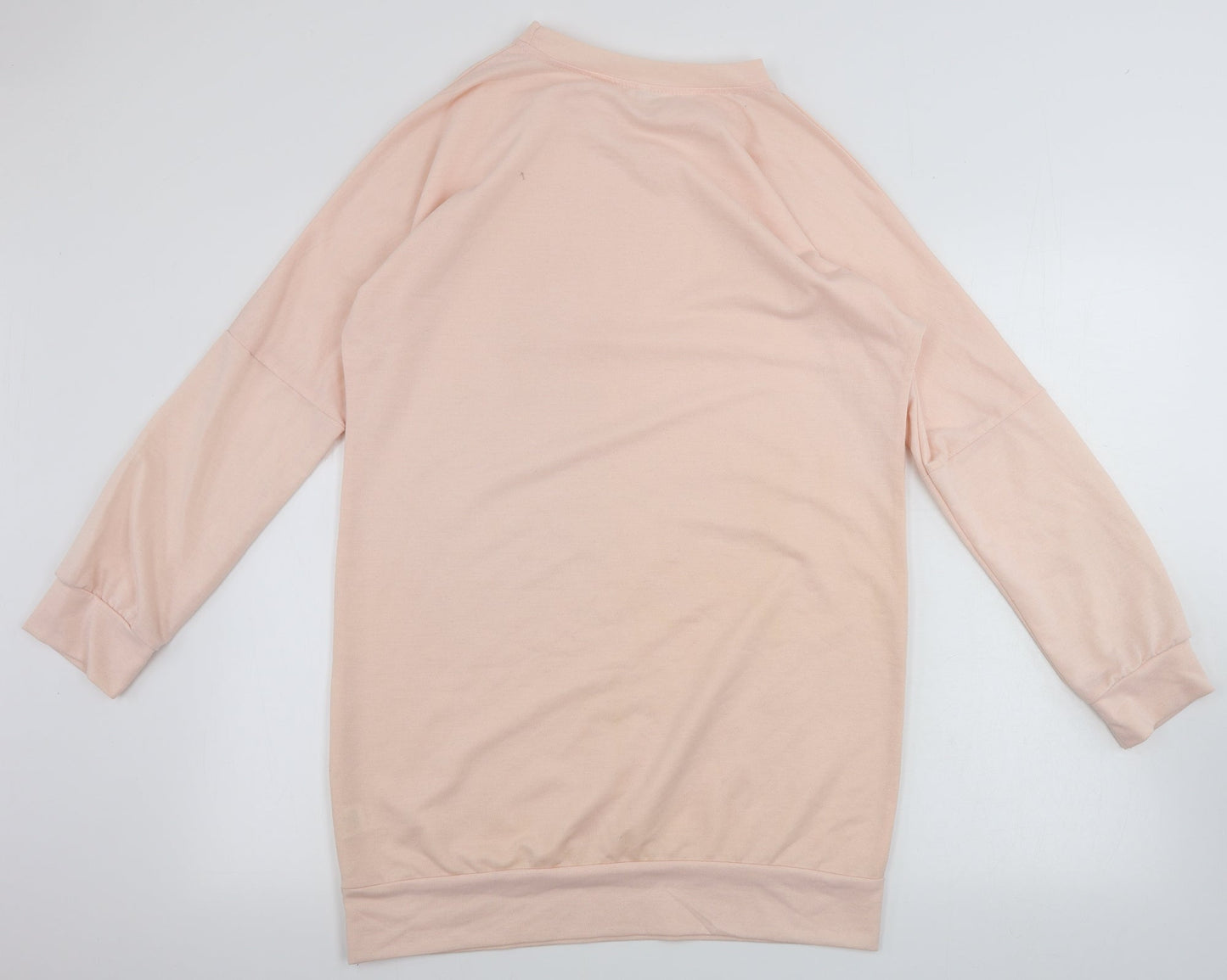 Womens UK Size L Preworn Pink Pullover Jumper