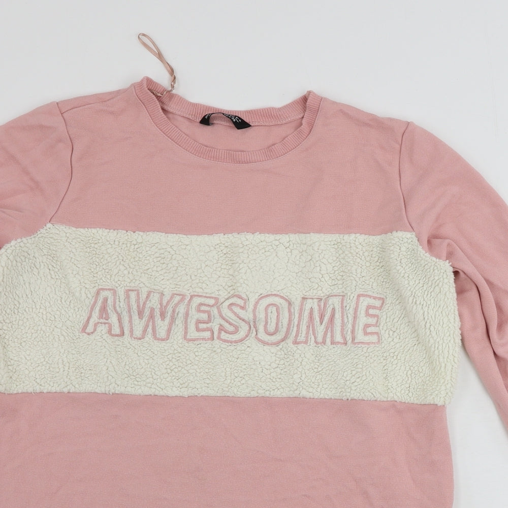 Womens UK Size 10 Select Pink Pullover Jumper