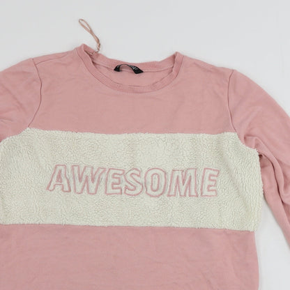 Womens UK Size 10 Select Pink Pullover Jumper