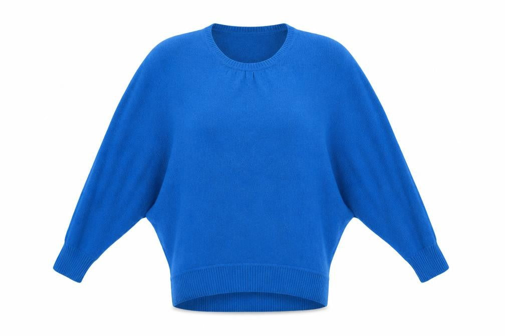 Womens UK Size S Precis Blue Pullover Jumper
