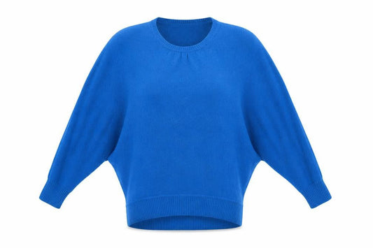 Womens UK Size S Precis Blue Pullover Jumper