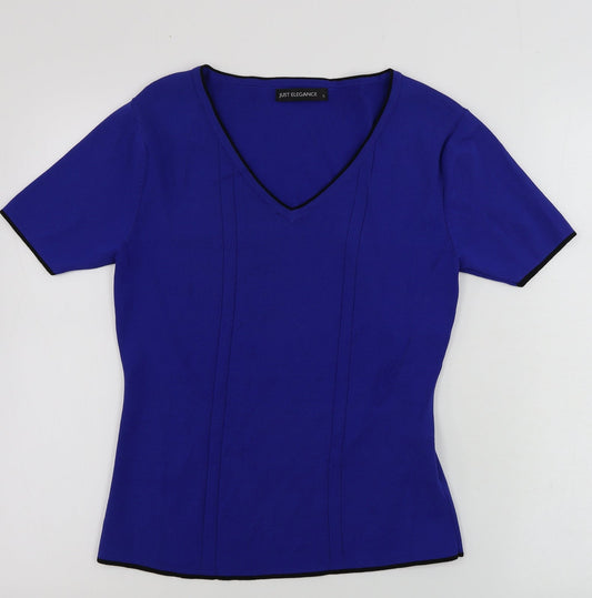Just Elegance    Womens Blue   Pullover Jumper Size S