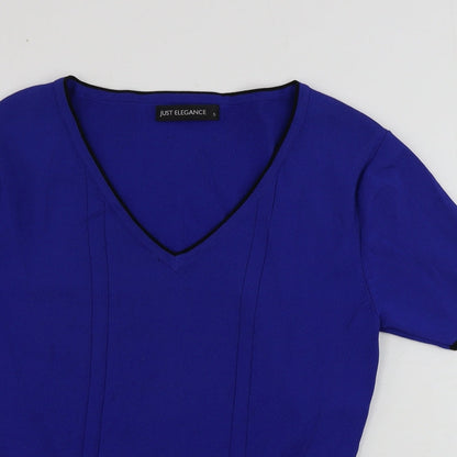 Just Elegance    Womens Blue   Pullover Jumper Size S