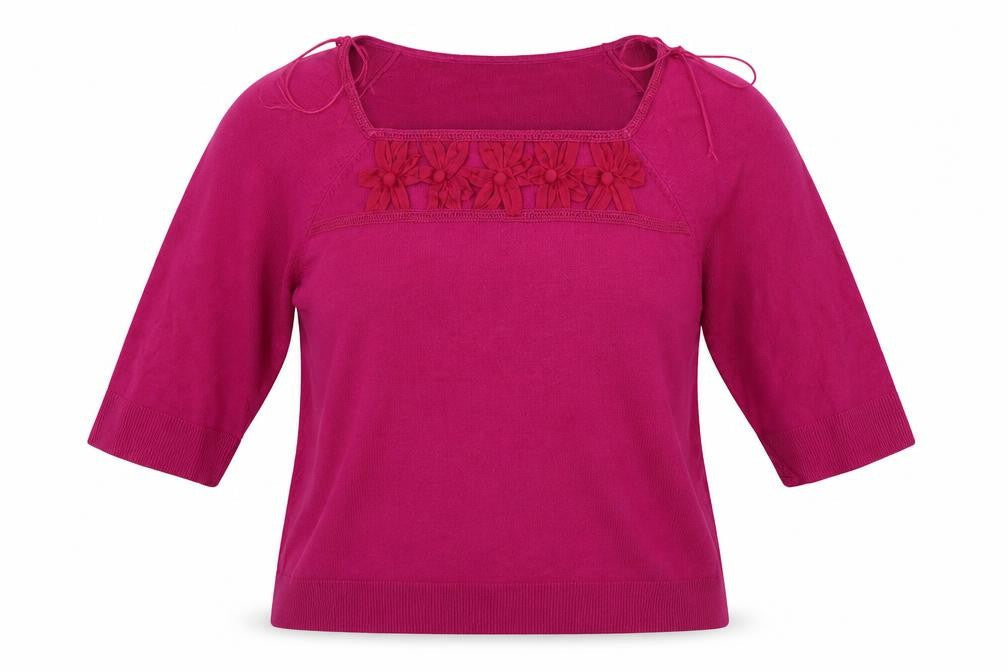 Womens UK Size 14 Marks and Spencer Pink Pullover Jumper