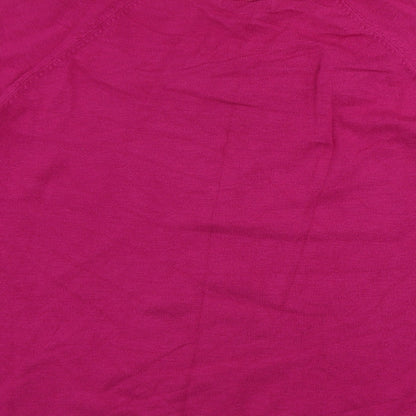 Womens UK Size 14 Marks and Spencer Pink Pullover Jumper