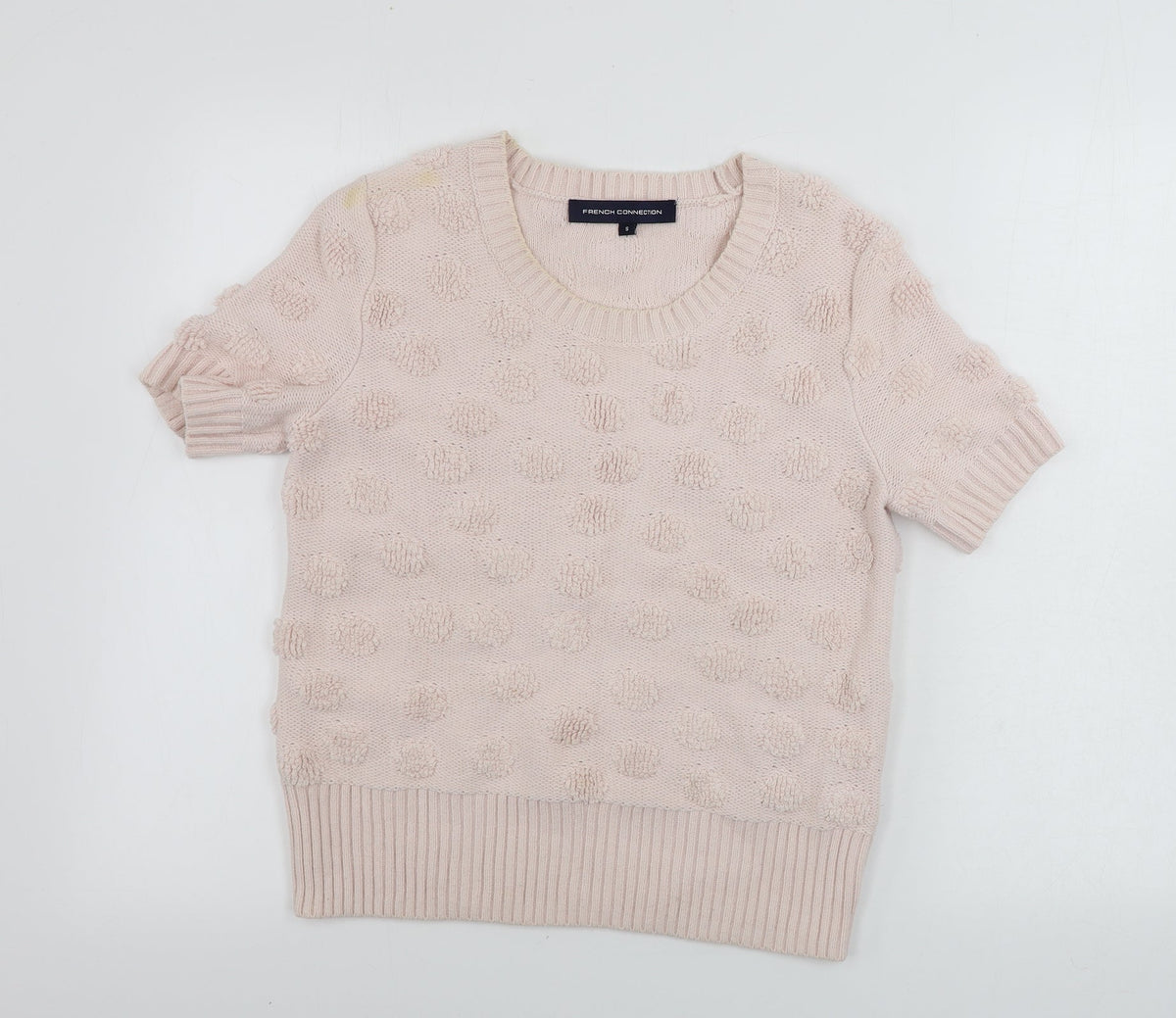 Womens UK Size S French Connection Pink Pullover Jumper