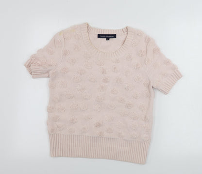 Womens UK Size S French Connection Pink Pullover Jumper