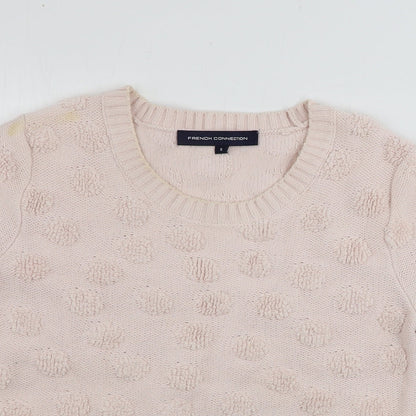 Womens UK Size S French Connection Pink Pullover Jumper