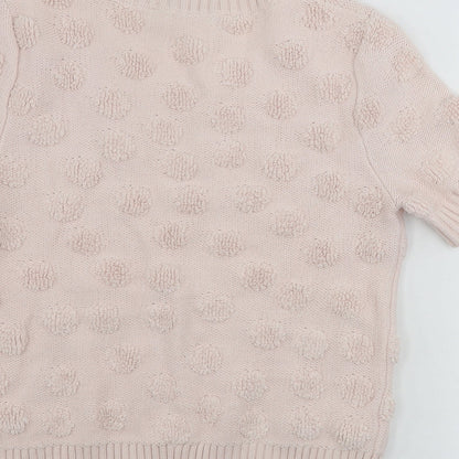 Womens UK Size S French Connection Pink Pullover Jumper