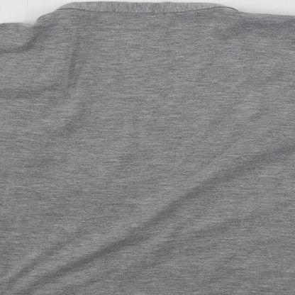 Womens UK Size 12 PRETTYLITTLETHING Grey Basic T-Shirt