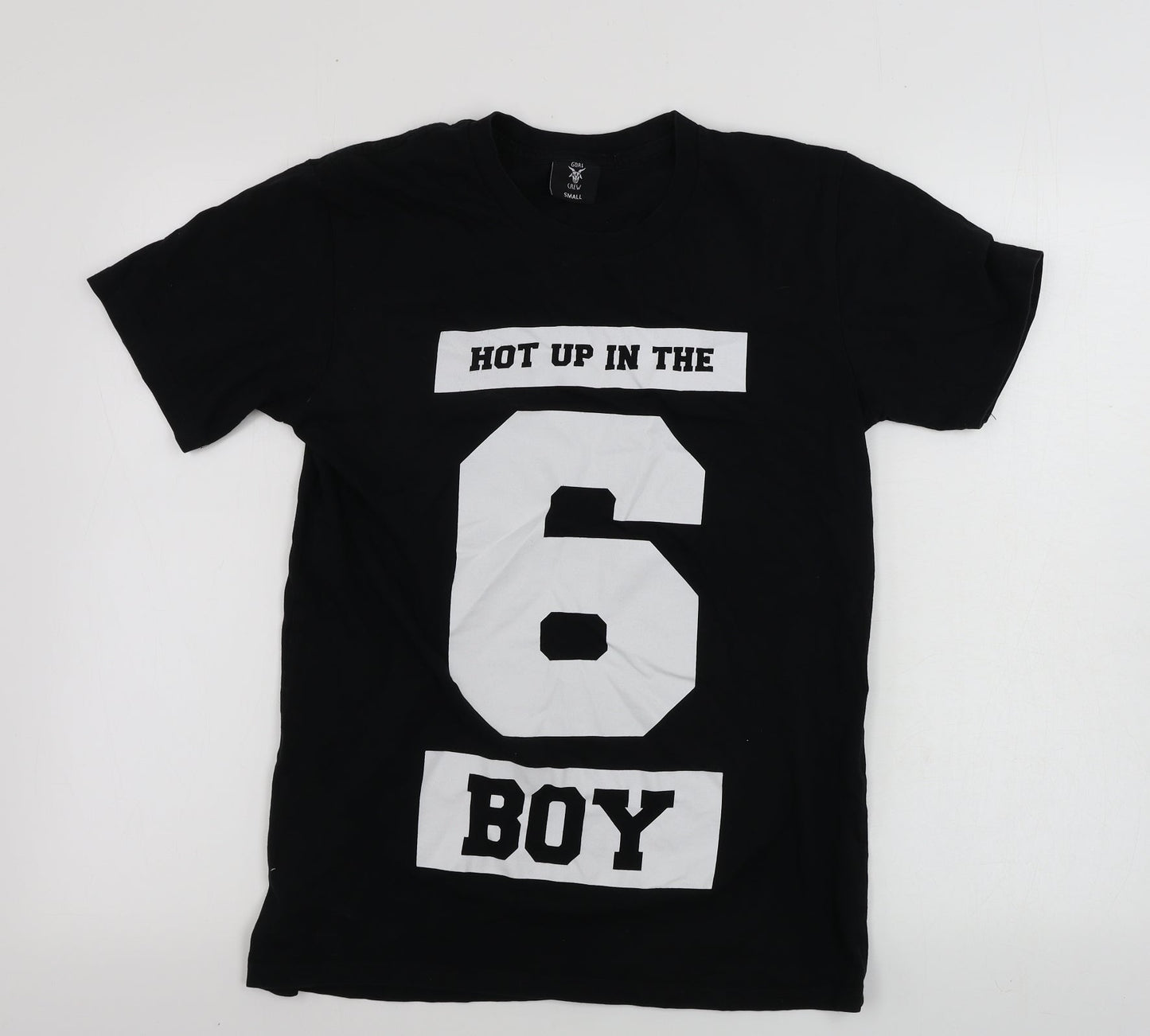 goat crew  Womens Black   Basic T-Shirt Size S